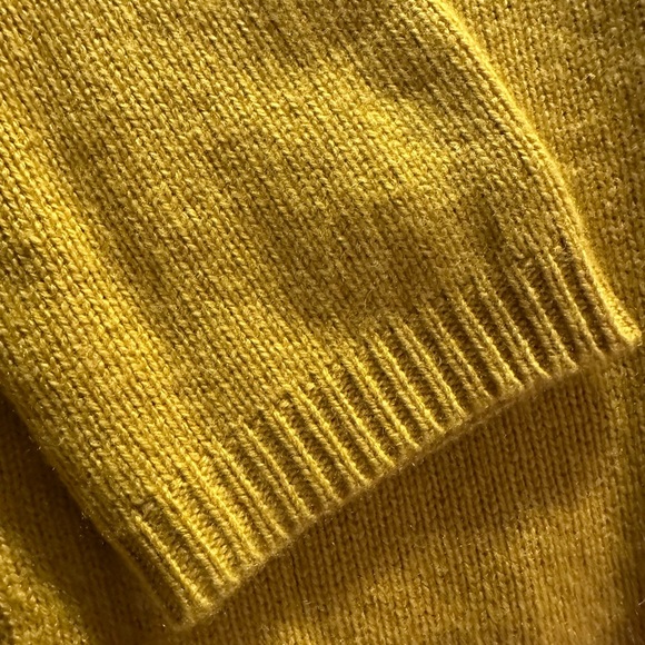 Theory Mustard Yellow Women's Cardigan - Picture 14 of 15